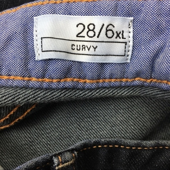 GAP Jeans Curvy Bootcut Low Rise Dark Wash Stretch Size 28/6xl Extra Long Inseam - Picture 6 of 11